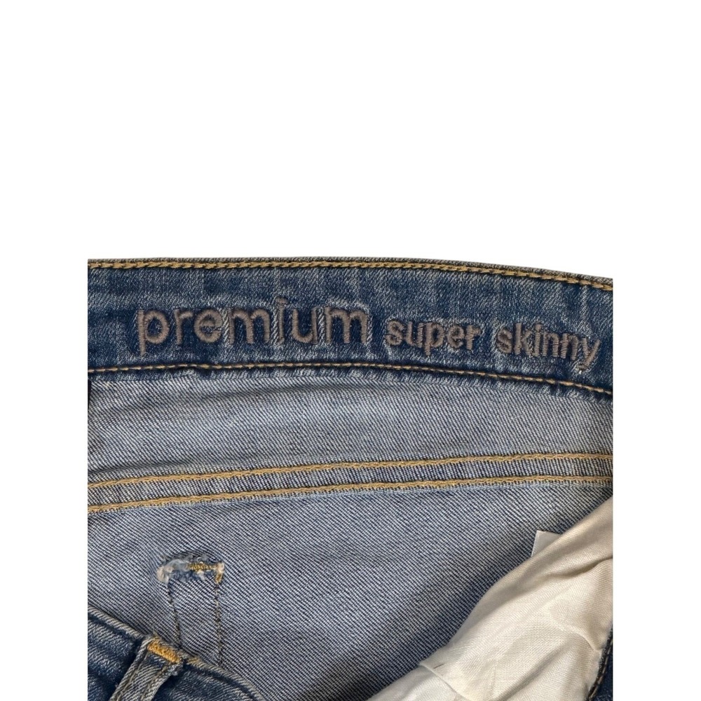 Gap Super Skinny Womens Jeans Medium Indigo Stretch Denim 6/28 - Picture 5 of 12